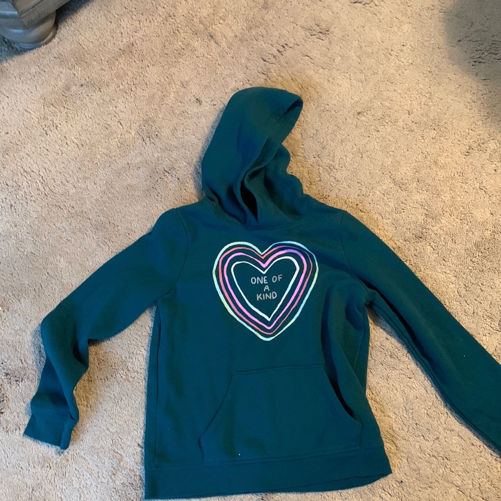 Jumping Bean Girls Size 8 graphic hoodie